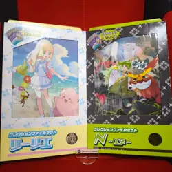 Pokemon Card Game Battle Partners Collection File Set of 2 N Lillie SV-P SV9 JP - Image 1