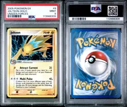 Jolteon Unseen Forces Holo #8 Psa 9 2005 Pokemon Ex Vintage 8/115 LOW POP 177 - Image 3