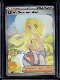 2025 Pokemon Mega Lillie's Determination Special Illustration Rare #184/132 - Image 1