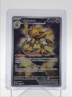 ALAKAZAM 2025 POKEMON MEGA EVOLUTION BLACK STAR PROMO COMMON B 009 Q5542 - Image 1