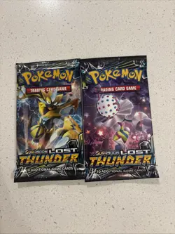 Pokemon TCG 2 Lost Thunder Boosters Packs - Image 1