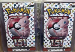 Pokemon TCG Scarlet and Violet 151 Bundle of (2) sealed SINGLE packs🔥 - Image 1