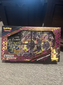 Pokemon Crown Zenith Morpeko V-Union Premium Collection Box Sealed (see Pics) - Image 1
