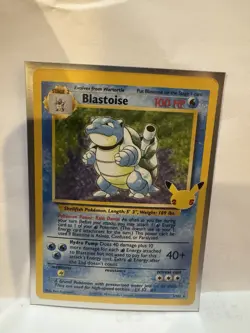 Pokemon TCG Blastoise 2/102 Celebrations: Classic Collection Holo NM/M - Image 1