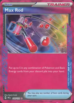 Pokemon TCG - Max Rod 116/131 ACE SPEC Rare Prismatic Evolutions -691 - Image 1