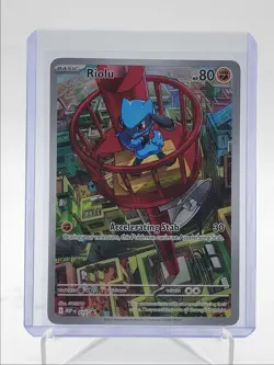 RIOLU 2025 POKEMON MEGA EVOLUTION BLACK STAR PROMO COMMON A 010 Q5542 - Image 1