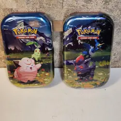 Pokemon TCG Mega Evolution Ascended Heroes Mini Tin Set 2 Sealed Clefairy Zorua - Image 1
