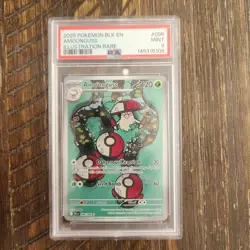 PSA 9 Pokemon TCG 2025 Pokemon Blk En-Black Bolt #096 Amoonguss MINT - Image 1