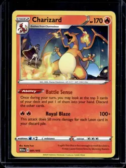 2025 Pokemon McDonald's Promo Charizard M24EN #001/015 - Image 1