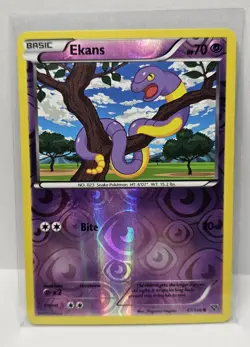 Ekans 47/146 Common - Pokemon TCG XY: Base Set - Reverse Holo (NM) - Image 1