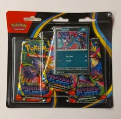 Pokemon TCG: Phantasmal Flames Sneasel 3-Pack Blister Box Set - Image 1