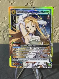 ASUNA (STACIA, THE GODDESS OF CREATION) UNION ARENA English UE07BT/SAO-1-022 SR - Image 1