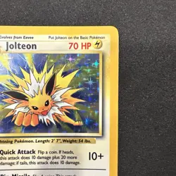 *No Symbol Error* Pokemon TCG English LP/NM Jolteon 4/64 Jungle Holo Rare Card - Image 3