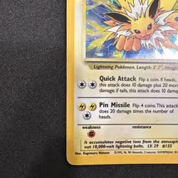 *No Symbol Error* Pokemon TCG English LP/NM Jolteon 4/64 Jungle Holo Rare Card - Image 4
