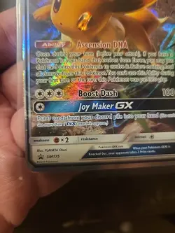 Pokemon Eevee GX SM175 Sun & Moon Black Star Promo Holo Card LP - Image 2