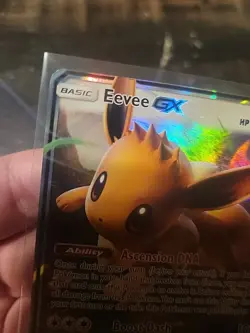 Pokemon Eevee GX SM175 Sun & Moon Black Star Promo Holo Card LP - Image 5