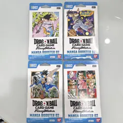 Bandai Dragon Ball Super Card Game Manga Booster 02 4 Booster Packs English - Image 1