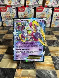 Pokemon TCG Hoopa EX Black Star Promo XY85 Ultra Rare Holo Card - Image 1