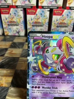 Pokemon TCG Hoopa EX Black Star Promo XY85 Ultra Rare Holo Card - Image 2