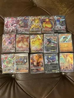 Pokemon Card Collection Lot Rare EVOLVING SKIES VMAX MEGAS Near Mint GX IR SIR - Image 1