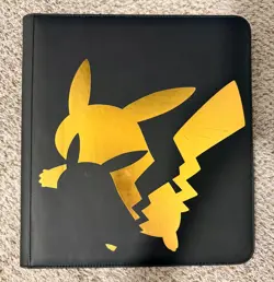 Pokemon TCG Ultra Pro Pikachu Binder with 16 V Union Promo Cards MEWTWO SWSH161 - Image 1