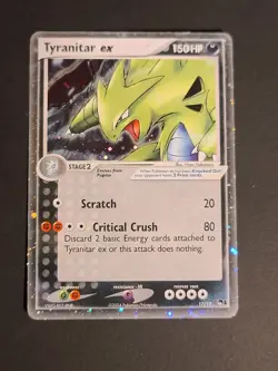 Tyranitar ex - 17/17 - Pokemon Pop Series 1 Holo Card LP - Image 1