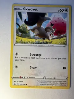 Cute Pokemon TCG Skwovet Greedent Arven's Skwovet Lot 6 Cards Holo - Image 3