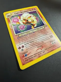 Pokemon TCG Light Arcanine Neo Destiny Holo Card 12/105 Unlimited Rare - Image 2