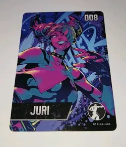 JURI #8- Nintendo Amiibo - Collectible Card Street Fighter 6 NM/Mint 🌟 New - Image 1