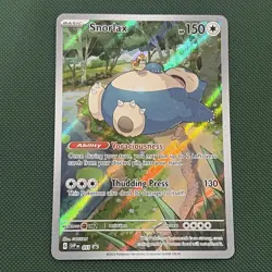 Snorlax 051 Sv: Scarlet & Violet Promo Cards Holo ( Damaged ) - Image 1