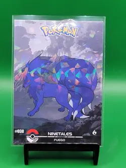 Ninetales #038 - Cracked Ice Holo - Crystal Dark Black 2025 - Pokemon Card - Image 1