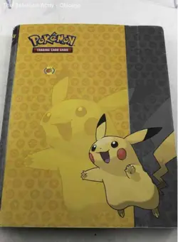 Pokemon Pikachu Trading Card Game Multicolor Double-Sided Binder Holder - Image 2