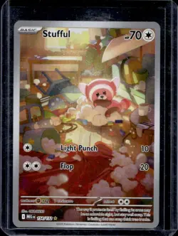 2025 Pokemon Mega Evolution Stufful Illustration Rare #154/132 - Image 1