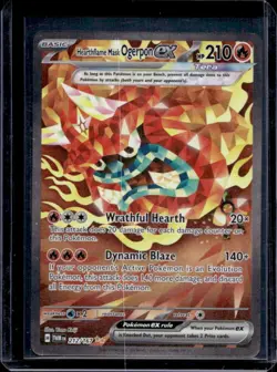 2024 Pokemon Twilight Masquerade Hearthflame Mask Ogerpon ex #212/167 - Image 1