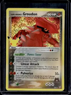 2021 Pokemon SWSH Celebrations Team Magma's Groudon Classic Collection #9/95 - Image 1