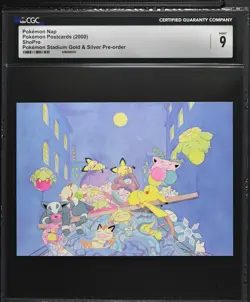 2000 CGC 9 Graded Pokemon Pokemon Nap Pokemon Stadium Gold & Silver Pre-order - Image 1