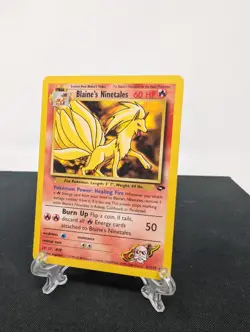 Blaine's Ninetales 21/132 - 2000 Pokemon Gym Challenge Set WOTC - Non Holo Rare - Image 1