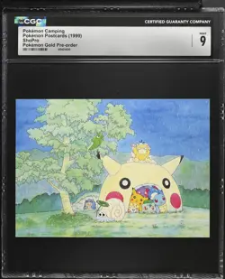 1999 CGC 9 Graded Pokemon Pokemon Camping Pokemon Gold Pre-order - Image 1