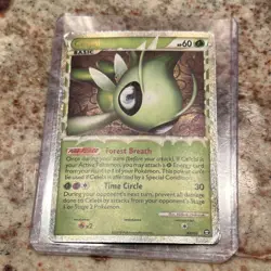 Pokemon TCG Celebi Prime 92/102 Triumphant Ultra Rare Holo Basic Forest Breath - Image 3