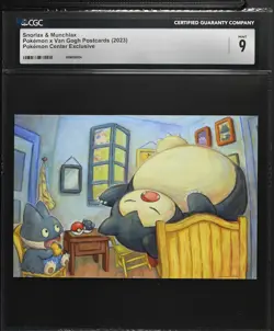 2023 CGC 9 Graded Pokemon Snorlax & Munchlax Pokemon Center Exclusive - Image 1