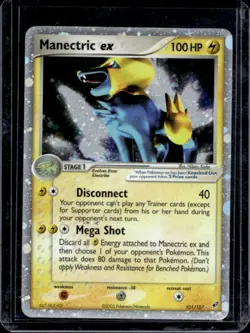 2005 Pokemon EX Deoxys Manectric #101/107 - Image 1