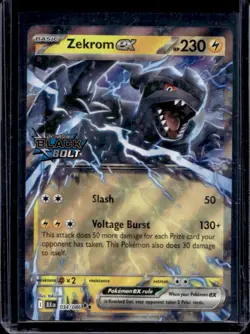 2025 Pokemon Unova Heavy Hitters UPC Black Bolt Zekrom EX #034/086 - Image 1