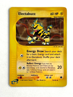 Pokemon TCG Electabuzz 76/165 Uncommon Reverse Holo Expedition - Image 1