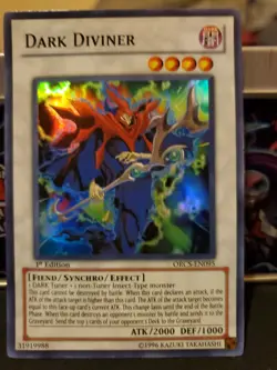 Dark Diviner - ORCS-EN095 - Super Rare - 1st Edition Yu-Gi-Oh! M/NM card lot - Image 1