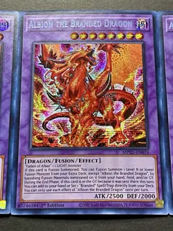 3x Albion The Branded Dragon | MP22-EN076 | Prismatic Secret Rare | NM | YuGiOh! - Image 5