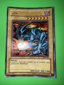 Yu-Gi-Oh! TCG Zoa The Falsebound Kingdom GC Promo TFK-001 Unlimited HSecret Rare - Image 1