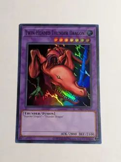 Yugioh Twin-Headed Thunder Dragon MRD-EN120 25th Anniversary Super Rare NM - Image 1