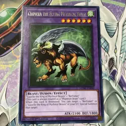 Yugioh - Chimera the Flying Mythical Beast (Rare) (1st Edition) - MZMI-EN040 - Image 1