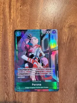 One Piece TCG - Perona OP09-034 - Foil English Alternate Art Rare NM+/MINT - Image 1