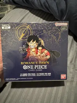 One Piece OP-01 Romance Dawn Booster Box BLUE BOTTOM English Wave One NEW SEALED - Image 1